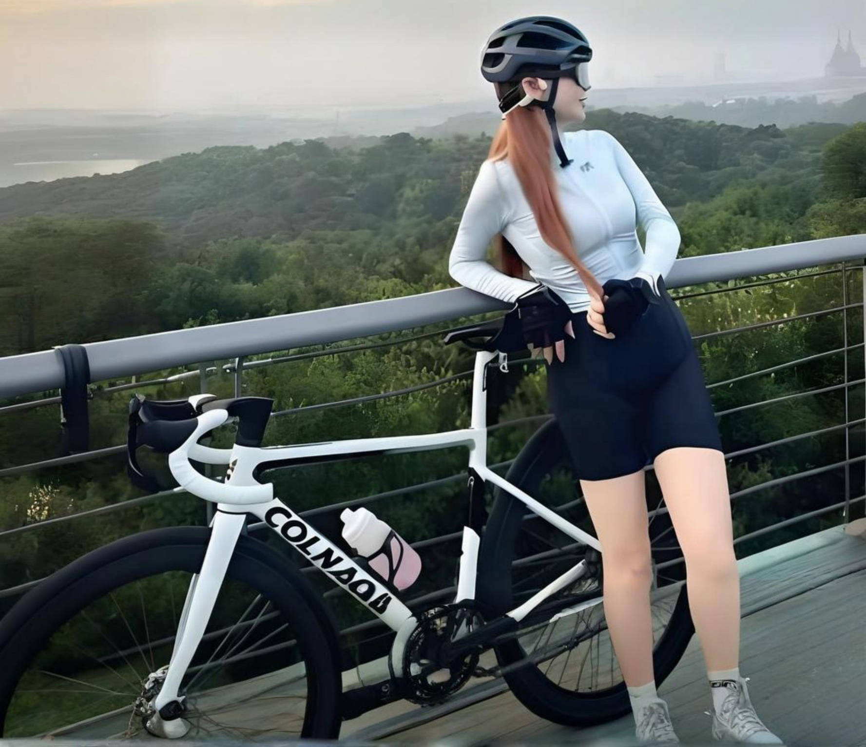 包含优雅绽放：自行车选手飒爽英姿的词条